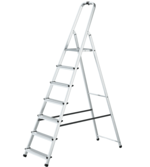 Scara aluminiu pliabila 7 trepte, fabricat in UE