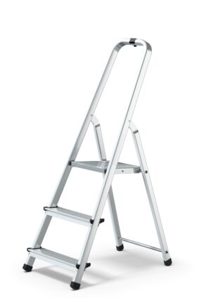 Scara aluminiu pliabila 3 trepte, produsa in UE