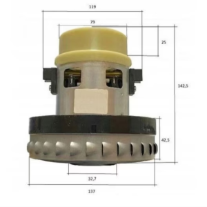 Motor 1400W pentru aspirator Karcher WD2, WD3, MV2, MV3, WD 3.200 3.300, WD 3.XXX, WD 2.XXX, SE 4001, SE 4002, NT 20/1 Me Classic, NT 30/1 Me Classic, NT 38/1 Me Classic