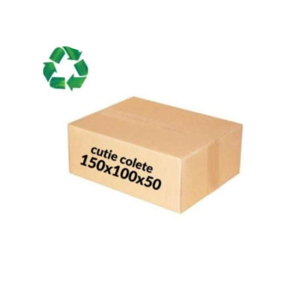 Set 25 cutii din carton 150x100x50 mm, natur - imagine 2