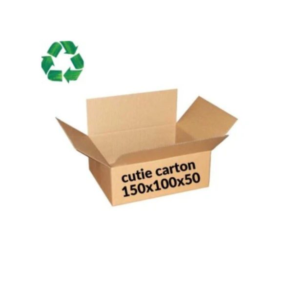 Set 25 cutii din carton 150x100x50 mm, natur