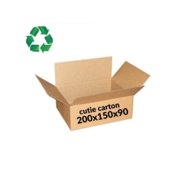 Set 10 cutii din carton 200x150x90 mm, natur